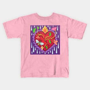 The Flowering Heart Kids T-Shirt